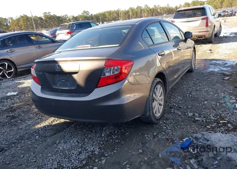 2012 Honda Civic Ex из США, поврежденный, VIN 19XFB2F83CE060153